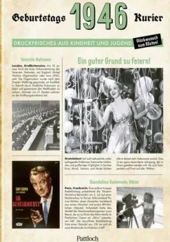 Pattloch Geschenkbuch Nach Zielgruppen|Geburtstag-1946 - Geburtstagskurier
