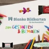 Don Bosco Medien GmbH Lesen & Geschichten-14 blanko Bildkarten zum Gestalten & Bemalen für das Kamishibai