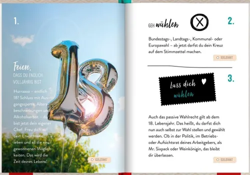 100 Dinge, die man mit 18 endlich tun kann*Groh Verlag Hot