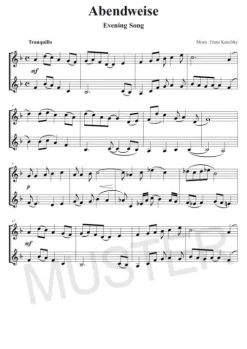 Hage Musikverlag Musikwissenschaft-100 leichte Duette für 2 Trompeten