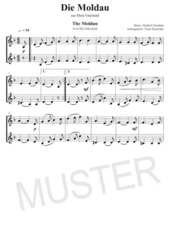 Hage Musikverlag Musikwissenschaft-100 leichte Duette für 2 Trompeten