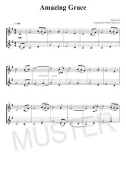 Hage Musikverlag Musikwissenschaft-100 leichte Duette für 2 Trompeten