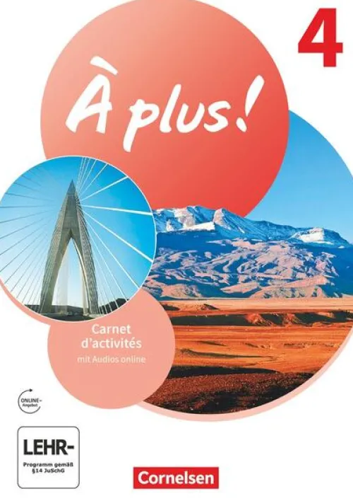 Cornelsen Verlag GmbH Nach Schulform·Gymnasium|Nach Fächern·Fremdsprachen*À plus ! 1. und 2. Fremdsprache. Band 4 - Carnet d'activités mit Audios online