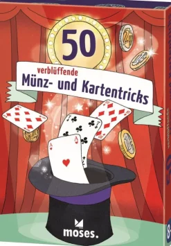 moses. Verlag GmbH Hobby & Lifestyle*50 verblüffende Münz- und Kartentricks