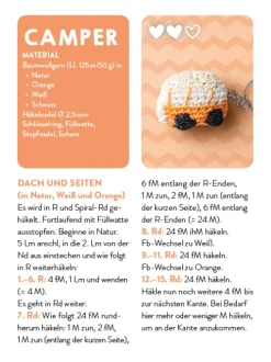 55 x häkeln - Mini-Amigurumis Schlüsselanhänger: Dein Kartenset mit niedlichen Tieren & mehr*Edition Michael Fischer Outlet