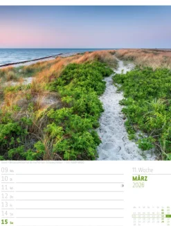 Ackermann Kunstverlag Wochenkalender-Abenteuer Deutschland Wochenplaner Kalender 2026 | Naturparadiese