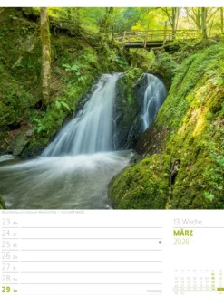 Ackermann Kunstverlag Wochenkalender-Abenteuer Deutschland Wochenplaner Kalender 2026 | Naturparadiese