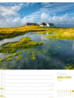 Ackermann Kunstverlag Wochenkalender-Abenteuer Deutschland Wochenplaner Kalender 2026 | Naturparadiese