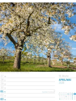 Ackermann Kunstverlag Wochenkalender-Abenteuer Deutschland Wochenplaner Kalender 2026 | Naturparadiese