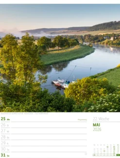 Ackermann Kunstverlag Wochenkalender-Abenteuer Deutschland Wochenplaner Kalender 2026 | Naturparadiese
