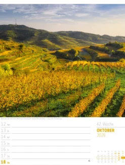 Ackermann Kunstverlag Wochenkalender-Abenteuer Deutschland Wochenplaner Kalender 2026 | Naturparadiese