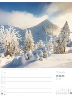 Ackermann Kunstverlag Wochenkalender-Abenteuer Deutschland Wochenplaner Kalender 2026 | Naturparadiese