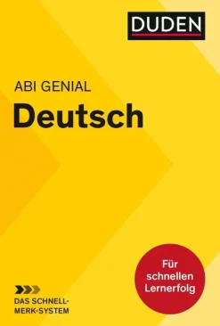 Bibliograph. Instit. GmbH Abi Trainer·Deutsch*Abi genial Deutsch: Das Schnell-Merk-System