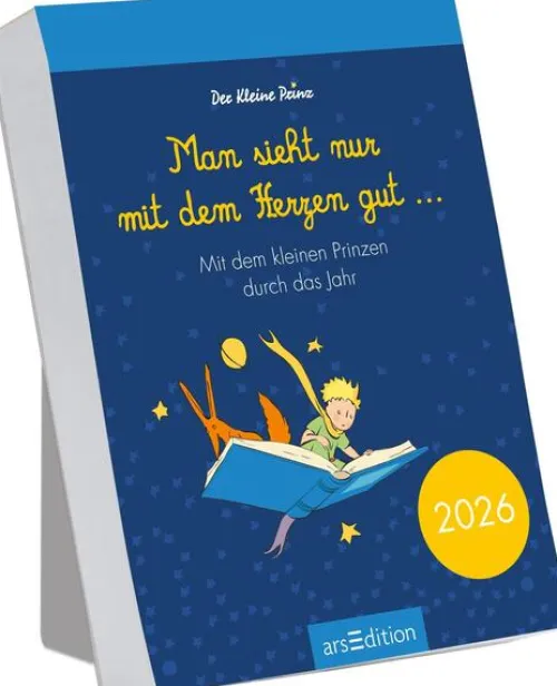 arsEdition Abreiß-Kalender*Abreißkalender Man sieht nur mit dem Herzen gut ... 2026
