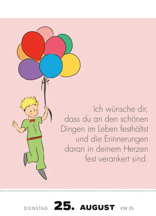 arsEdition Abreiß-Kalender*Abreißkalender Man sieht nur mit dem Herzen gut ... 2026