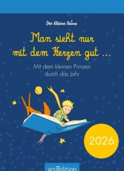 arsEdition Abreiß-Kalender*Abreißkalender Man sieht nur mit dem Herzen gut ... 2026