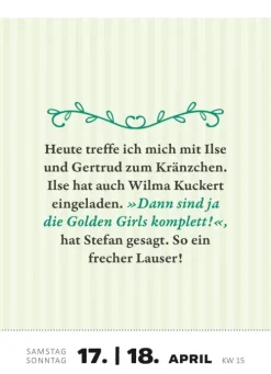 Ars Edition GmbH Geburtstagskalender*Abreißkalender Renate Bergmann - Der Kalender 2027