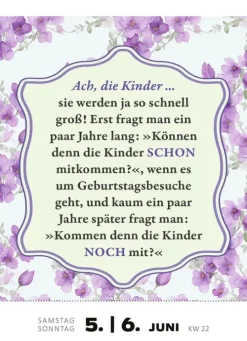 Ars Edition GmbH Geburtstagskalender*Abreißkalender Renate Bergmann - Der Kalender 2027