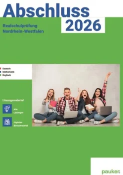 hutt lernhilfen Mittlere Reife·Mathematik|Mittlere Reife·Fremdsprachen-Abschluss 2026 - MSA Realschule NRW - Lösungsband - Deutsch, Mathe und Englisch