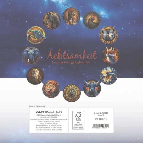 ALPHA EDITION GmbH Geburtstagskalender*Achtsamkeit Geburtstagskalender