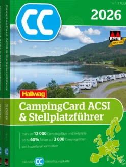 Hallwag Karten Verlag Karten & Atlanten|Camping*ACSI CampingCard & Stellplatzführer 2026