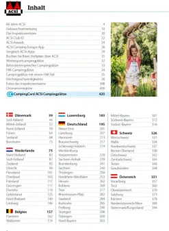 Hallwag Karten Verlag Camping-ACSI Campingführer Deutschland 2026