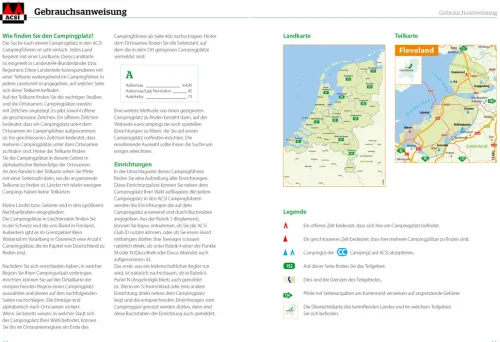 Hallwag Karten Verlag Camping-ACSI Campingführer Deutschland 2026