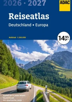 Reiseatlas 2026/2027 Deutschland 1:200.000, Europa 1:4,5 Mio.*ADAC Best