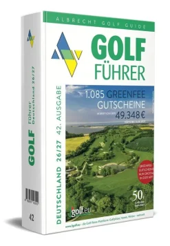 Albrecht Golf Führer Deutschland 26/27 inklusive Greenfee Gutscheinen*Albrecht Golf Verlag Best