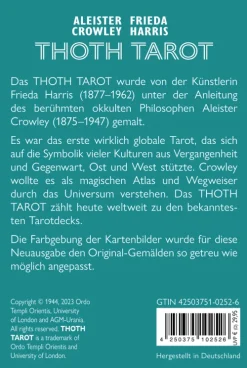 Königsfurt-Urania Spiritualität*Aleister Crowley Thoth Tarot (Deluxe Ausgabe, Deutsch, DE)
