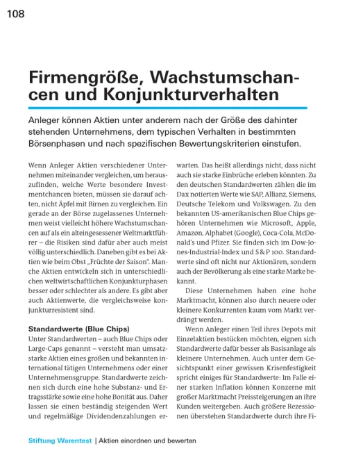 Alles über Aktien*Stiftung Warentest Clearance