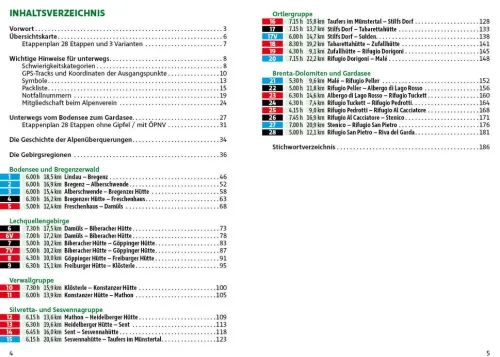 Alpenüberquerung Bodensee - Gardasee*Bergverlag Rother Discount