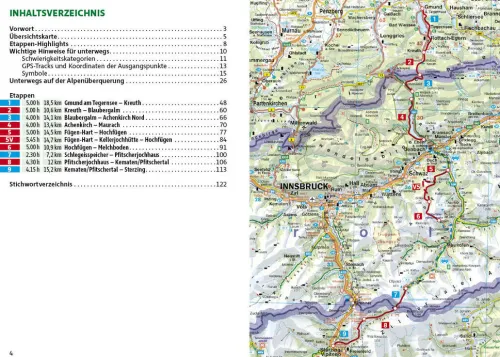 Alpenüberquerung Tegernsee - Sterzing*Bergverlag Rother