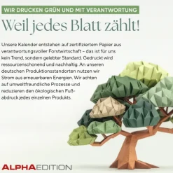 Alpha Edition - Der Abgründe Kalender 2026 - Wochenkalender mit 53 tiefschwarzen Sprüchen & bissiger Ironie, schwarzhumoriger Tischaufstellkalender, perfektes Geschenk für Zyniker und Sarkasmus-Fans*teNeues Calendars & Stationery GmbH & Co. KG Best