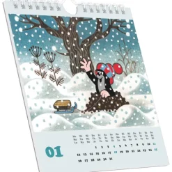 teNeues Calendars & Stationery GmbH & Co. KG Postkartenkalender-Alpha Edition - Der kleine Maulwurf Kalender 2026 - Postkartenkalender 16×17 cm mit Illustrationen von Zdenek Miler, zum Aufstellen oder Aufhängen, niedlicher Tischkalender & Geschenk für Kinder