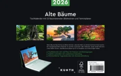 Kunth Kalender Wochenkalender*Alte Bäume - KUNTH Tischkalender 2026