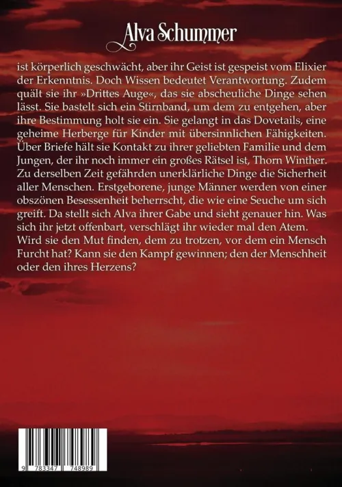 tredition Esoterische Thriller*Alva Schummer - Im Auge der Hexen