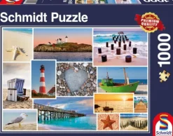 Schmidt Spiele GmbH Puzzles & Puzzlezubehör-Am Meer. Puzzle 1.000 Teile