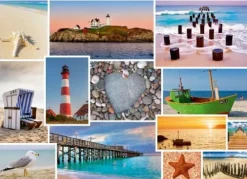 Schmidt Spiele GmbH Puzzles & Puzzlezubehör-Am Meer. Puzzle 1.000 Teile