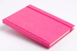 Anaconda Notizbuch/Notebook/Blank Book, punktiert, textiles Gummiband, pink, Hardcover (A5), 120g/m² Papier*Anaconda Verlag New