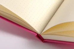 Anaconda Notizbuch/Notebook/Blank Book, punktiert, textiles Gummiband, pink, Hardcover (A5), 120g/m² Papier*Anaconda Verlag New