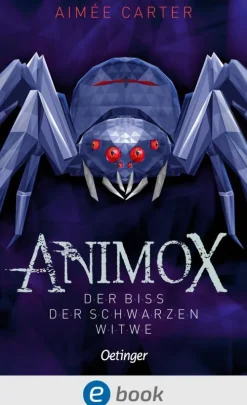 Kinder Oetinger Tiere|Krimis-Animox 4. Der Biss der Schwarzen Witwe