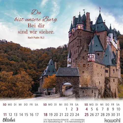 Kawohl Postkartenkalender*Ankommen & leben 2026