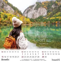 Kawohl Postkartenkalender*Ankommen & leben 2026