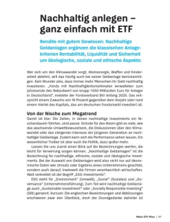 Stiftung Warentest Geld & Finanzen*Anlegen mit ETF