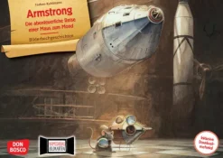 Don Bosco Medien GmbH Lesen & Geschichten*Armstrong. Die abenteuerliche Reise einer Maus zum Mond. Kamishibai Bildkartenset