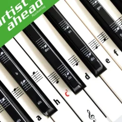 ARTIST AHEAD® Noten Aufkleber für Klavier & Keyboard*Artist Ahead Musikverlag Discount