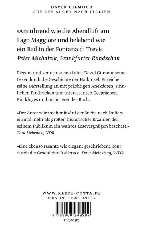 Klett-Cotta Verlag Geschichte|Geschichte*Auf der Suche nach Italien