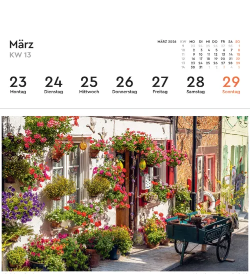 Aufgeblüht - KUNTH Postkartenkalender 2026*Kunth GmbH Kalender Sale