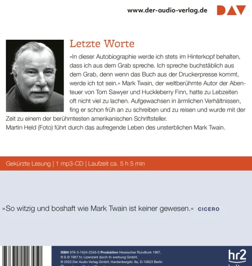 Autobiographie*Der Audio Verlag GmbH Best